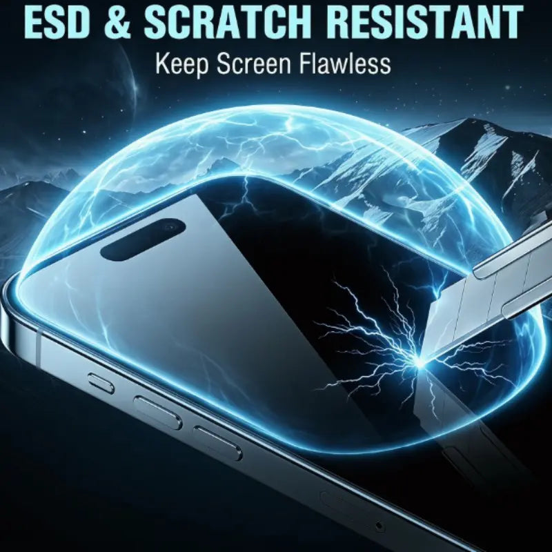 360 Privacy Tempered Glass Screen Protector for Iphone 13 14 15 16 17, Apple Compatible Accessories, Durable & Clear Display Protection