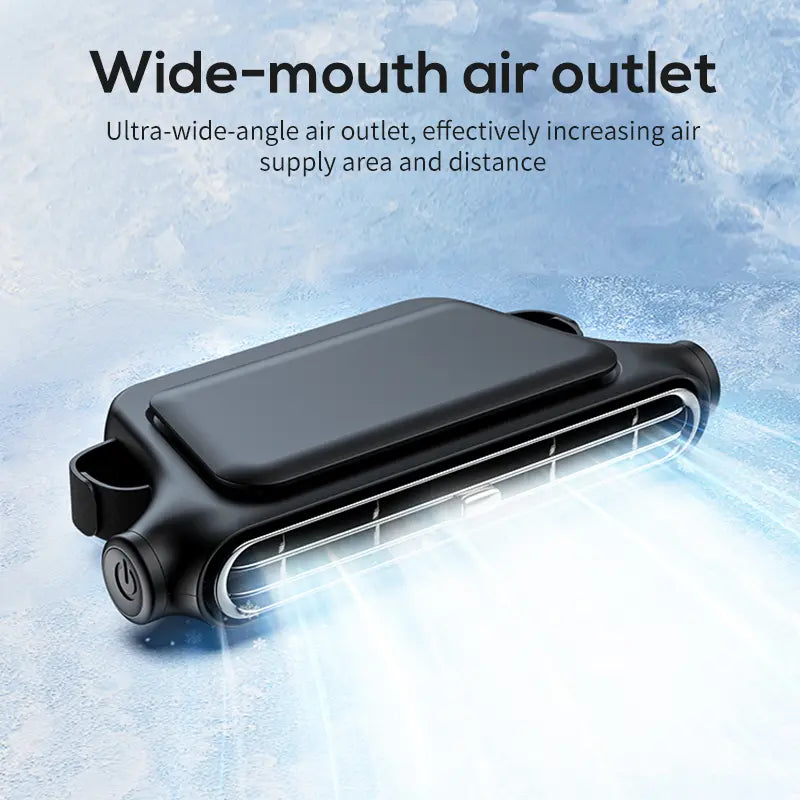 Car Seat Velcro Fan: 3 Adjustable Speeds, Built-In 3000Mah Battery, USB Charging, Suitable for Cars, Golf Carts, and Travel Rvs