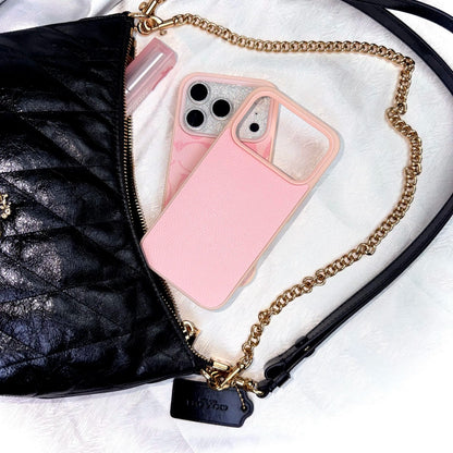 High-End Leather Pattern Phone Case for iPhone 17, 16, 15, 14, 13 Pro Max - Protective Case for All Genders, Ideal Gift Option