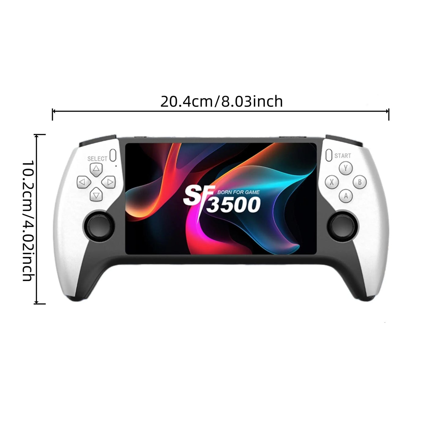5-Inch Sf3500 HD Handheld Console, Portable Gaming System, Retro Arcade Simulator, Dual Player, TV Output, Audio Video Playback, Perfect for Gaming Lovers #GLOBAL PICKS