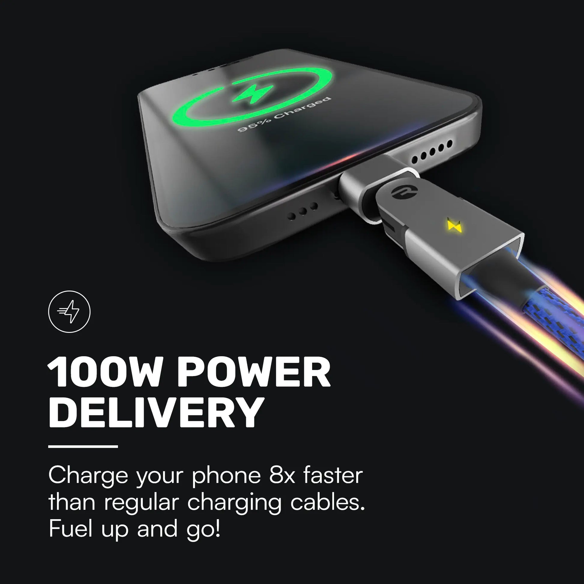 Magic Spin Cable Set - High-Speed Charging Cables for Mobile Devices and Electronics